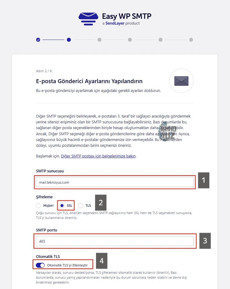 SMTP ile Mail Gönderme