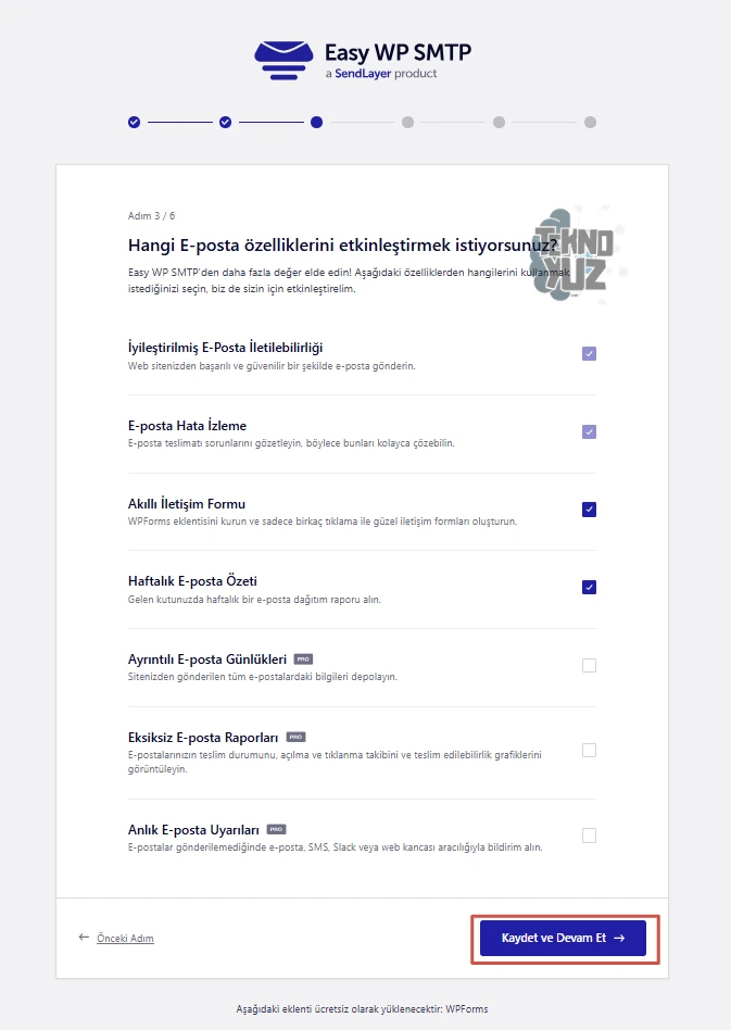 WordPress SMTP Ayarları