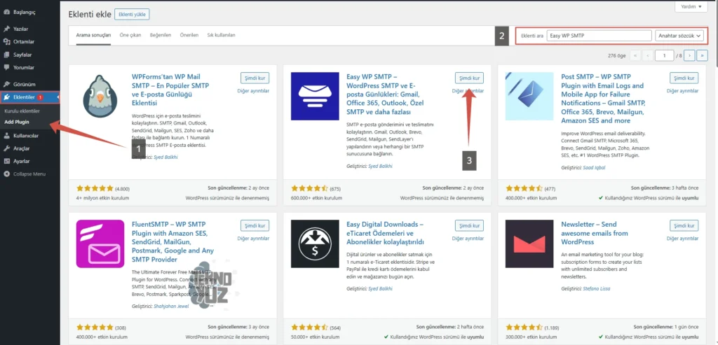 Wordpress Easy SMTP