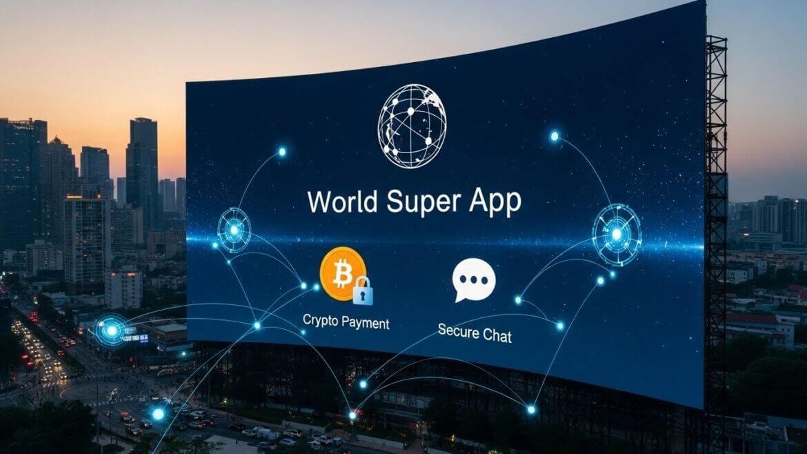 World, Kripto Ödeme ve Güvenli Sohbet Özellikli Süper Uygulamasını Duyurdu