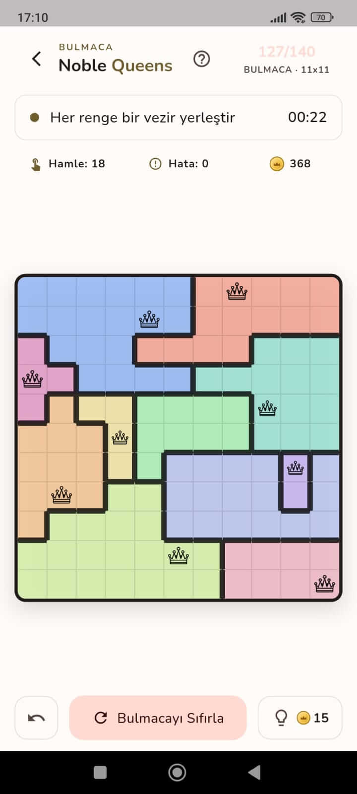 Noble Queens oyun ekranı
