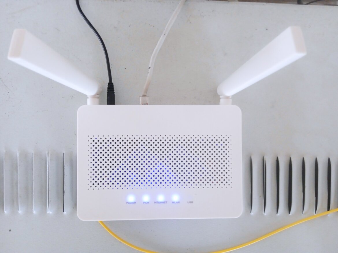 Wi-Fi bağlantısı için kullanılan kablosuz yönlendirici