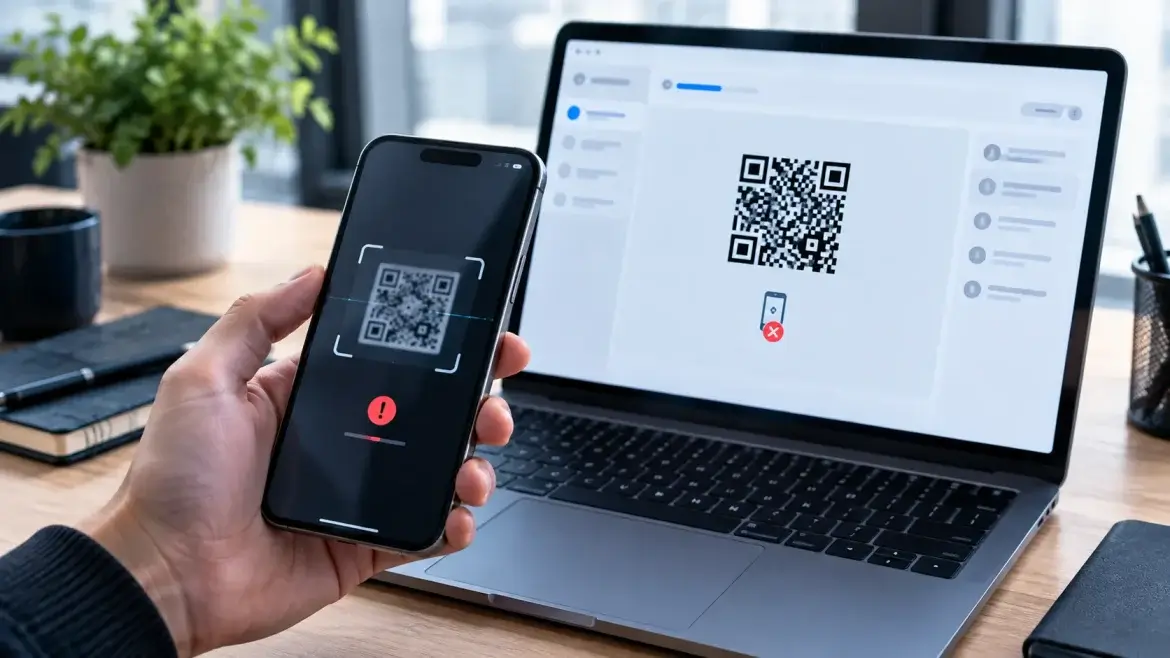 WhatsApp Web QR kod hatası